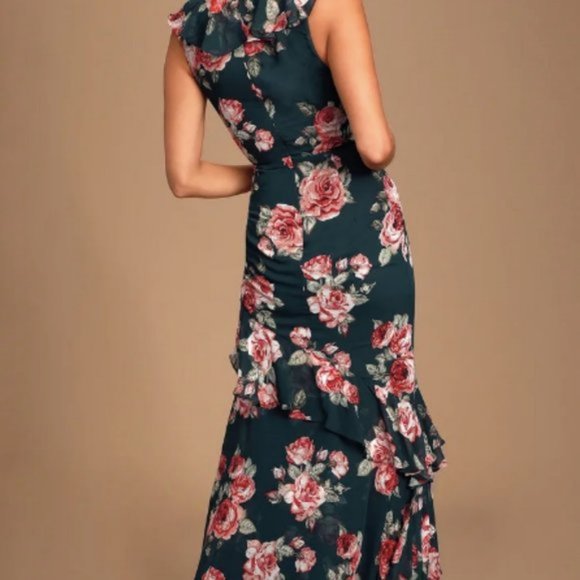 Lulus Secret Romance Floral High-Low Maxi Dress - Picture 2 of 9